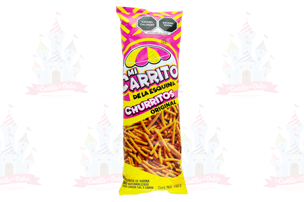 MI CARRITO CHURRITOS 25/1 PZ. (150 GR) SONRICS