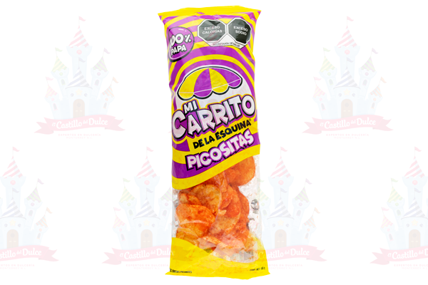 MI CARRITO PAPAS PICOSITAS 25/1 PZ. (90 GR) SONRICS