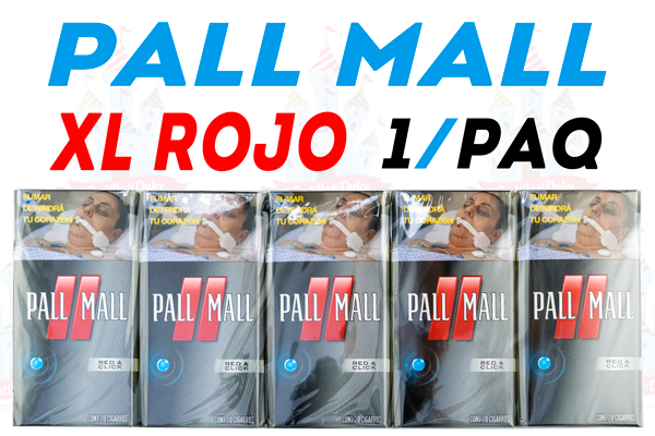 PALL MALL XL ROJO 1/PAQ