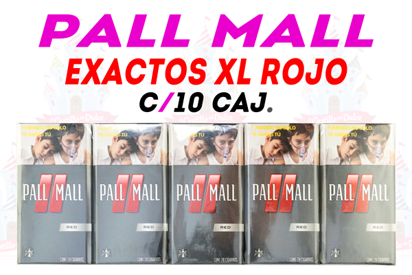 PALL MALL EXACTOS XL ROJO C/10 CAJ