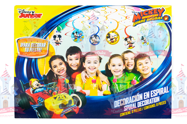 ADORNO ESPIRAL MICKEY 6/1 PZA GRANMAR