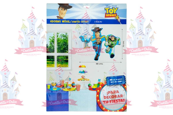 ADORNO MOV. TOY STORY 4 6/1 PZA GRANMAR