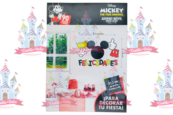 ADORNO MOV. MICKEY JUVENIL 6/1 PZ GRANMA