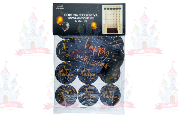 CORTINA DECORATIVA NEW YEAR 6/1 PZA GRANMARK