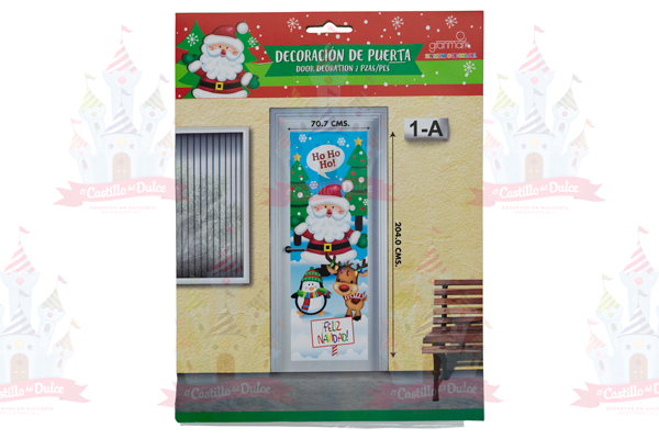 DECORACION DE PUERTA NAVIDAD GEN 6/1 PZA GRANMARK