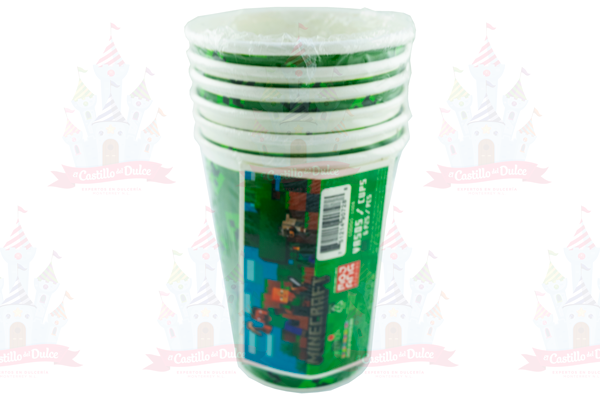 VASO MINECRAFT 6/6 PZS. GRANMARK