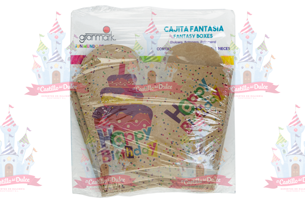 CAJA PALOMERA KRAF HBD PASTEL 6/6 PZ GRANMAR