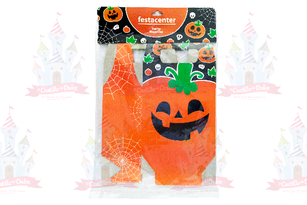 CAJA P/DULCES CALABAZA 25/10 PZA FESTACENTER