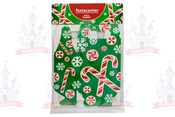 CAJA P/DULCES DULCE NAVIDAD 25/10 PZS. FESTACENTER