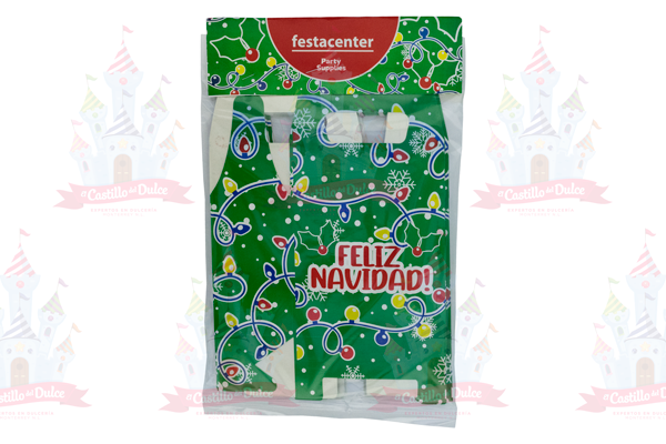 CAJA P/DULCES LUCES NAVIDEÑAS 25/10 PZS. FESTACENTER