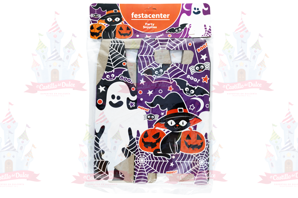 CAJA P/DULCES FANTASMA 25/10 PZA FESTACENTER