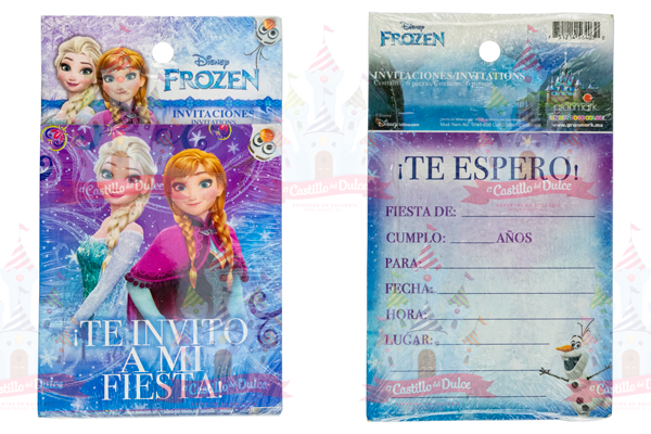 INVITACION FROZEN 24/6 PZA GRANMARK