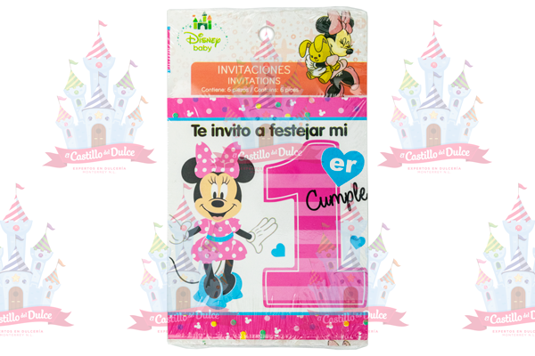 INVITACION MINIE ROSA 24/6 PZA GRANMARK