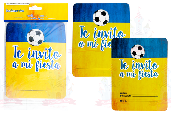 INVITACION SOCCER AMA/AZUL 25/6 PZA FESTACENTER