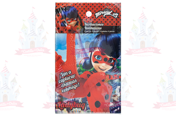 INVITACION LADY BUG 24/6 PZA GRANMARK