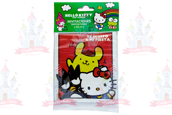 INVITACION HELLO KITTY 24/6 PZ GRANMARK