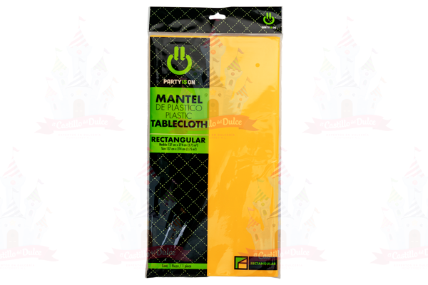 MANTEL RECT. AMARILLO 12/1 PZA FAB. SELECTAS