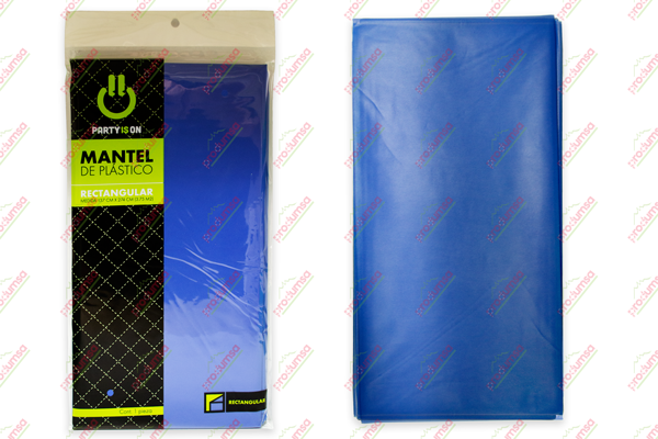 MANTEL RECT. AZUL REY 12/1 PZA FAB. SELECTAS