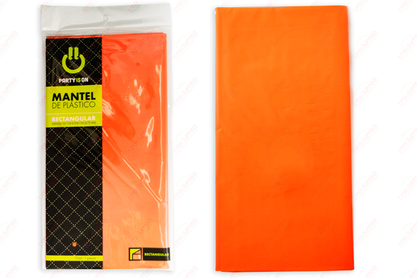 MANTEL RECT. NARANJA 12/1 PZA FAB. SELECTAS