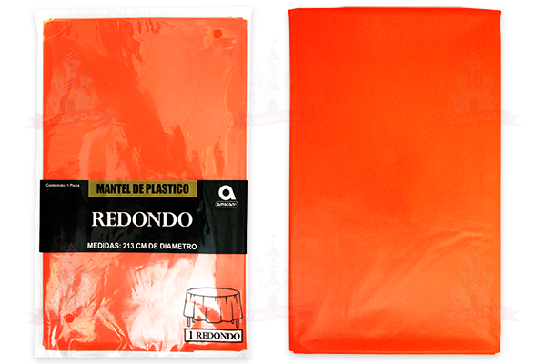 MANTEL RED. NARANJA 6/1 AMSCAN