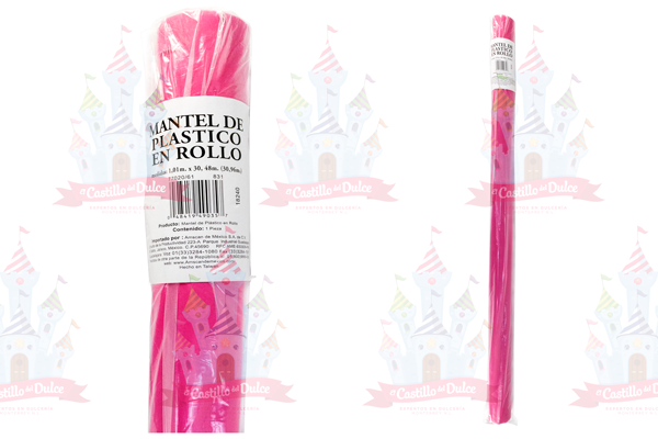 MANTEL ROLLO MAGENTA 6/1/PZA. AMSCAN