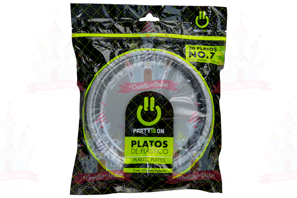 PLATO #7 PLATEADO 12/20 PZA FAB. SELECTAS