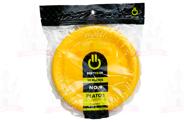 PLATO #9 AMARILLO 12/20 PZA FAB. SELECTAS