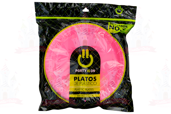 PLATO #9 ROSA 12/20 PZA FAB. SELECTAS