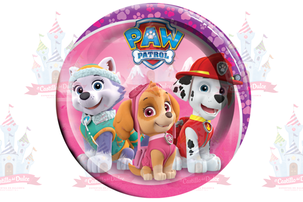 PLATO PAST. PAW PATROL NINA 6/6 GRANMARK