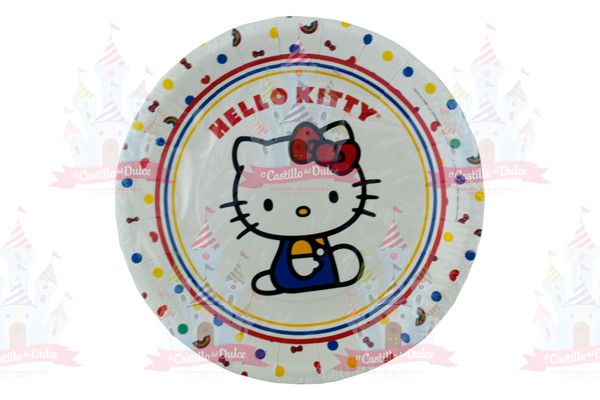 PLATO PAST. HELLO KITTY 6/6 GRANMARK