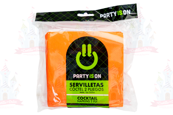 SERV. COCTEL NARANJA 12/50 FAB. SELECTA