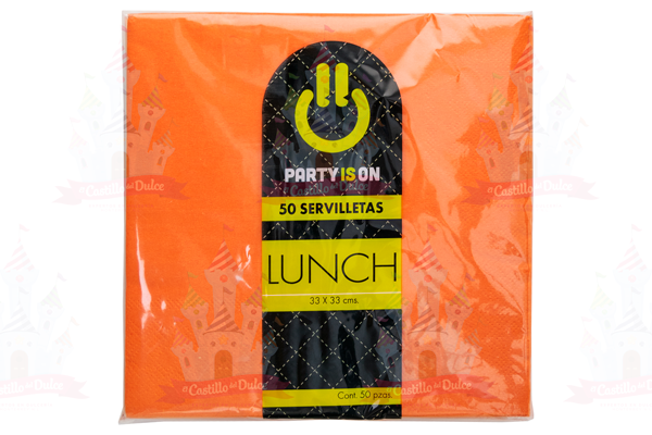 SERV. LUNCH NARANJA 12/50 FAB. SELECTA