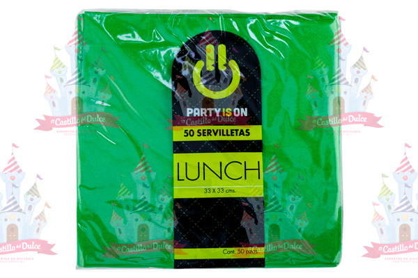 SERV. LUNCH VERDE BANDERA 12/50 FAB. SELECTA