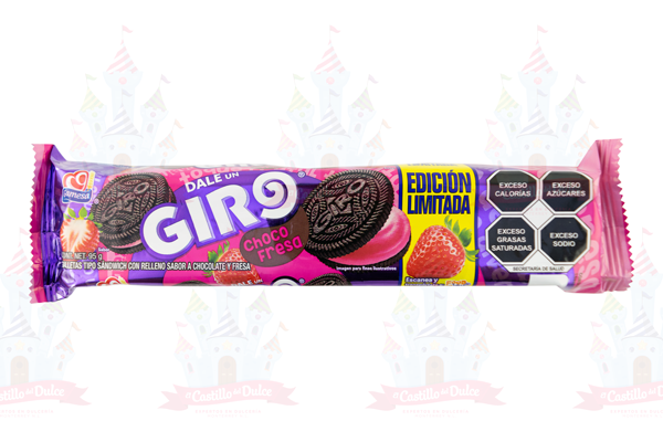 GALLETA GIRO CHOCO-FRESA 16/1/95 GRS.