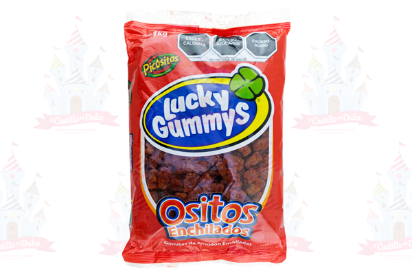 LUCKY GUMMYS GOMA OSITOS ENCHILADOS 8/1 KG