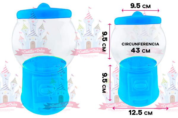 CHICLERA PLASTICO AZUL 1 PZA