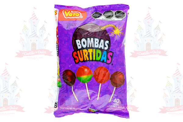 PALETA BOMBA SURTIDA 24/40 VERO