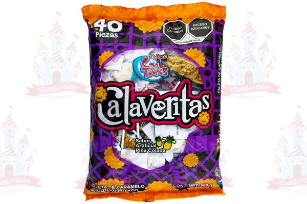 PALETA CALAVERITAS 24/40 COOL TOONS