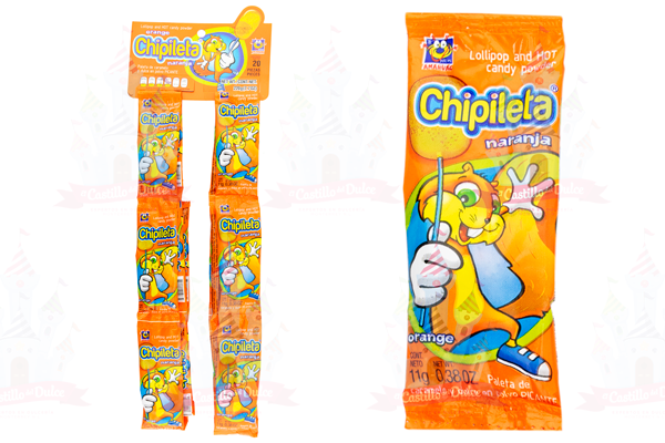 PALETA CHIPILETA NARANJA 36/20 ANAHUAC