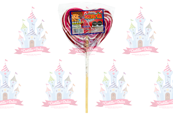 PALETA CORAZON MEGA 125/1 PZA NOKIS