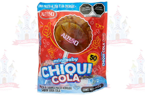 PALETA MINI BABY CHIQUI COLA 28/50 PZA ALTEÑO